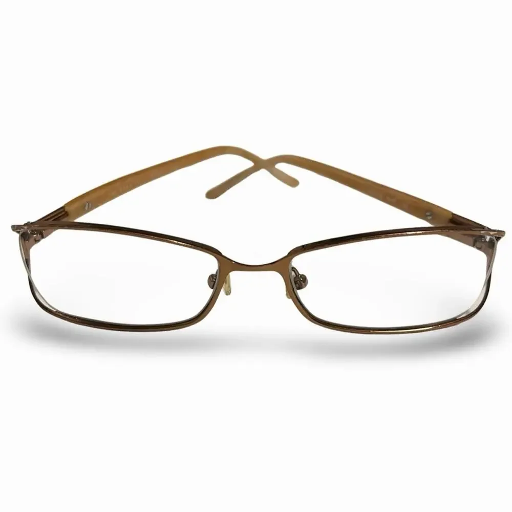 Saks Fifth Avenue‎ Women's S5A228 Eyeglass Frame Designer Full Wrap Rim Metal